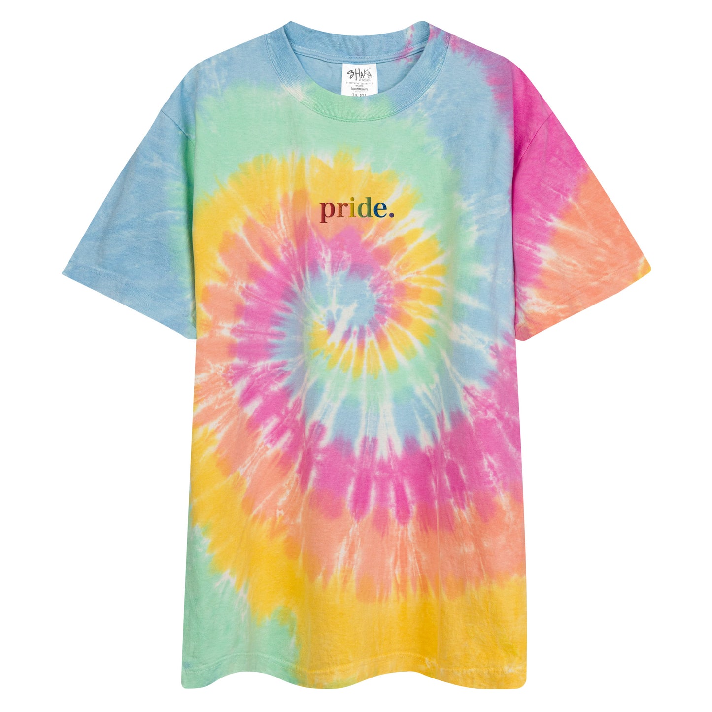 Pride Oversized tie-dye t-shirt